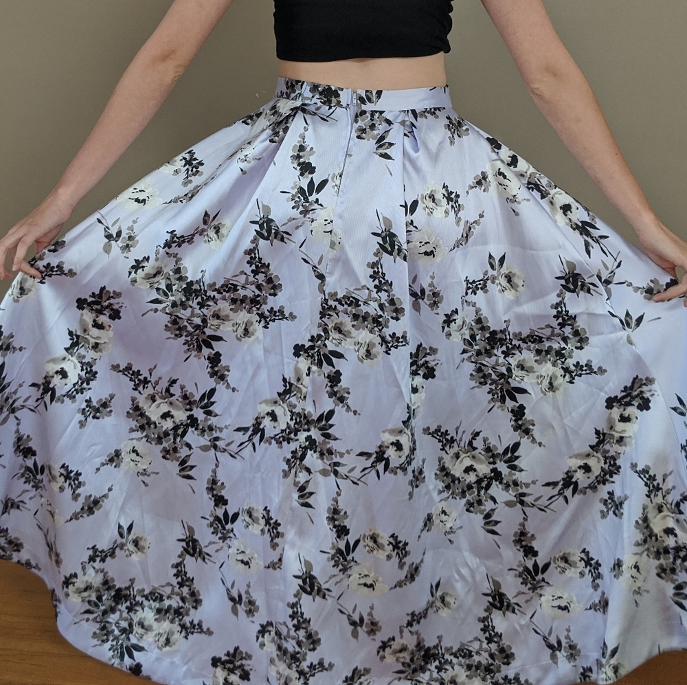 NWT Macy's Speechless Hi-Low Floral Skirt - Picture 13 of 16